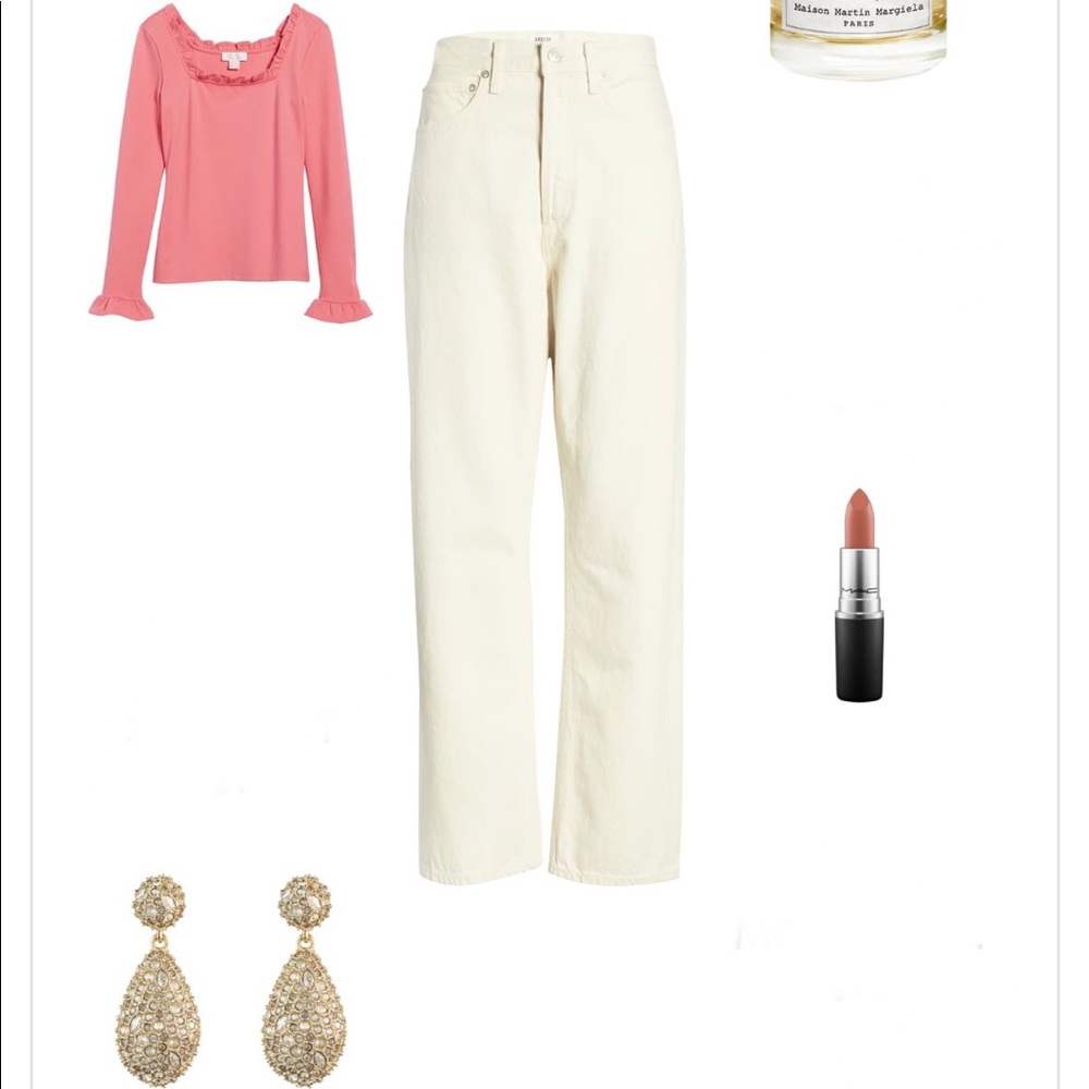 Rachel Parcell Ruffle Ponte Top - Picture 3 of 7